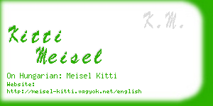 kitti meisel business card